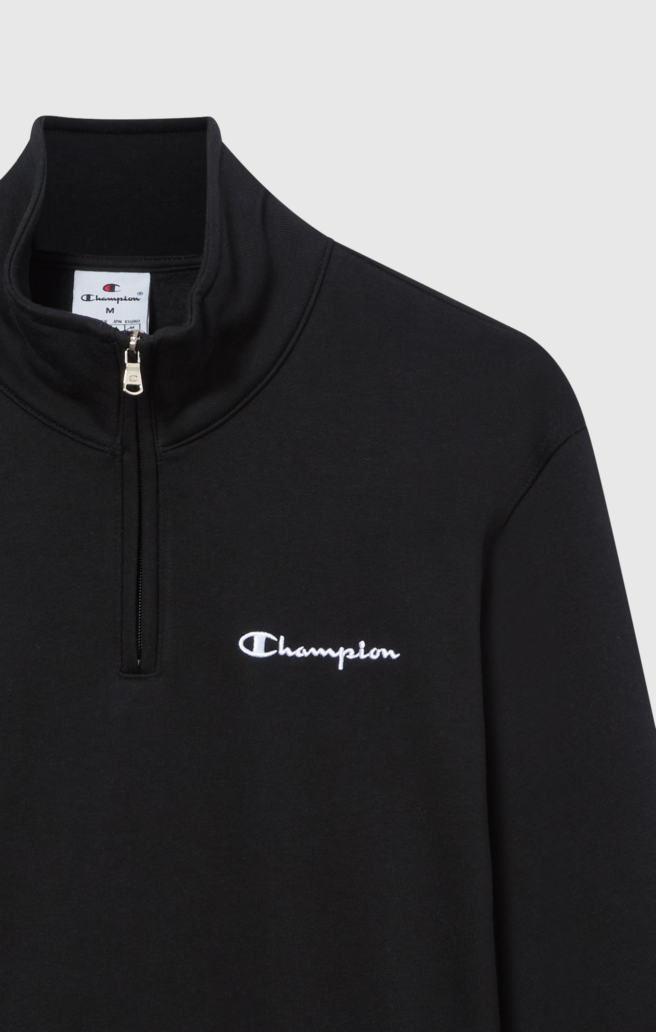 Herren Fleece-Sweatshirt mit Halbem Reißverschluss Icons