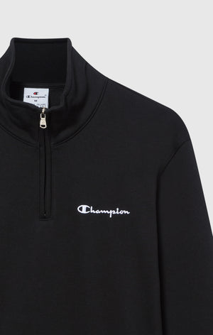 Herren Fleece-Sweatshirt mit Halbem Reißverschluss Icons
