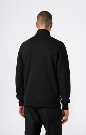 Herren Fleece-Sweatshirt mit Halbem Reißverschluss Icons