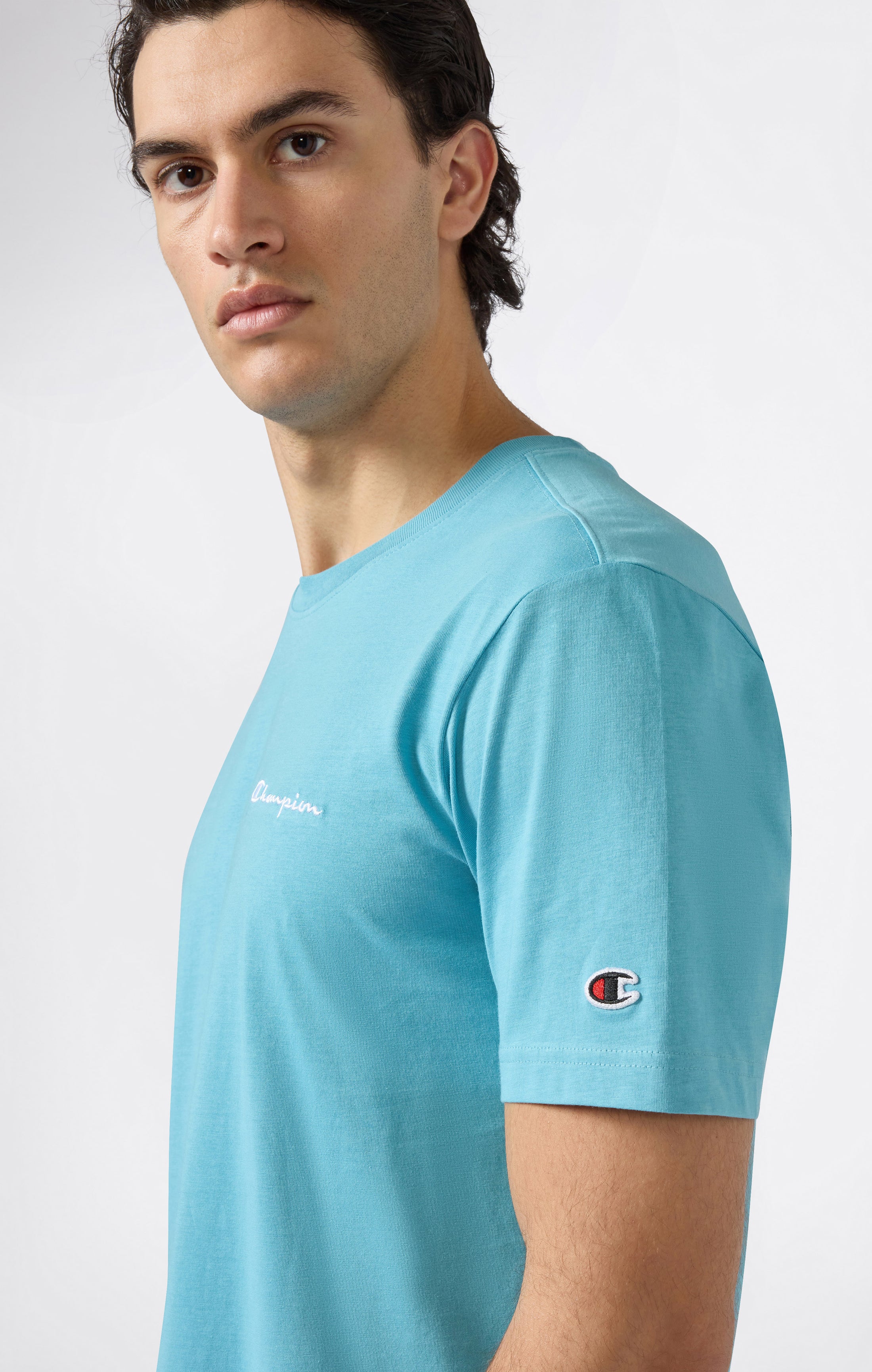 T-Shirt Homme Avec Petit Logo Brodé Icons