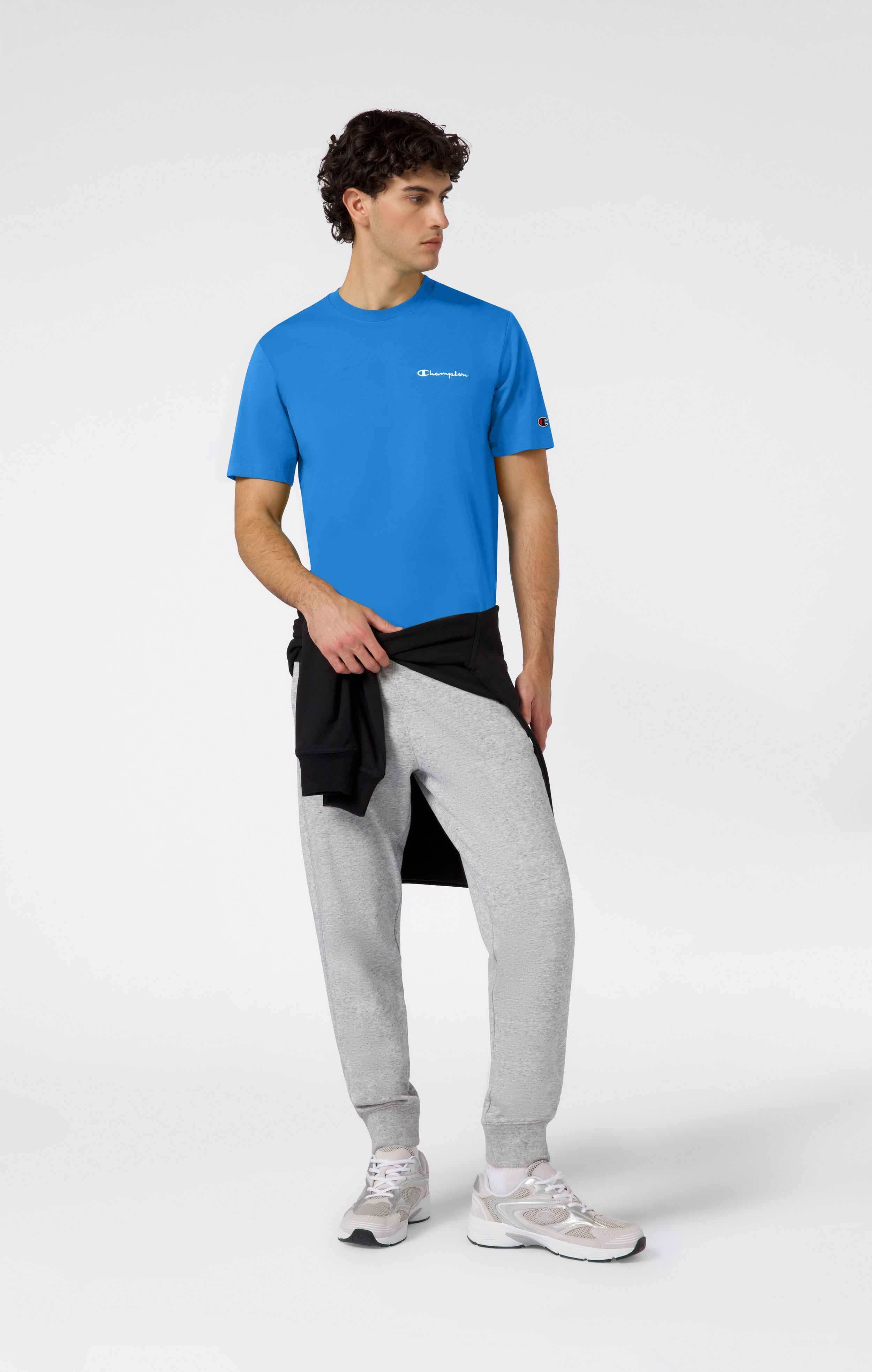 Herren T-Shirt Mit Kleinem Gesticktem Logo Icons