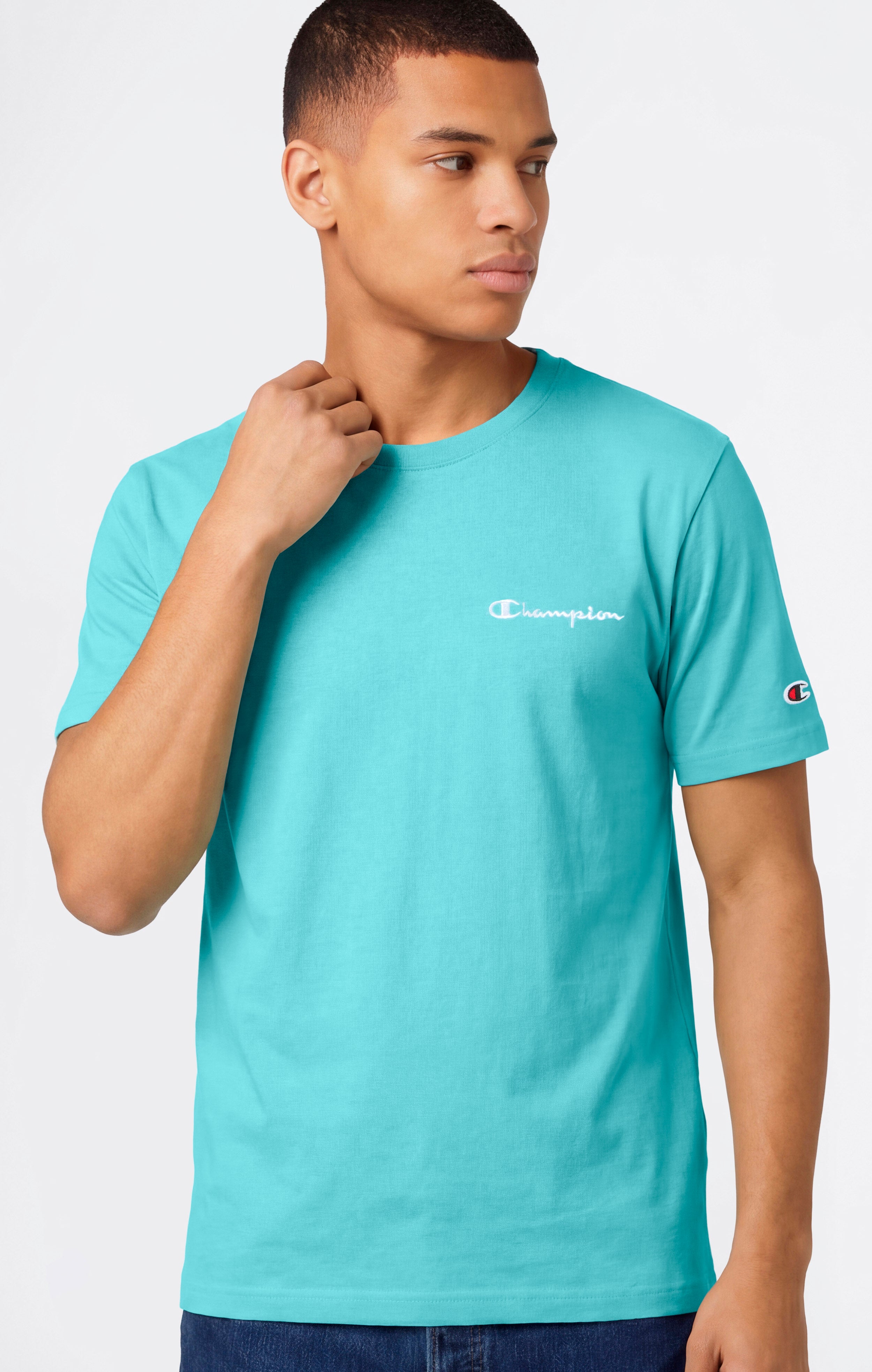 T-Shirt Uomo Logo Piccolo Ricamato Icons