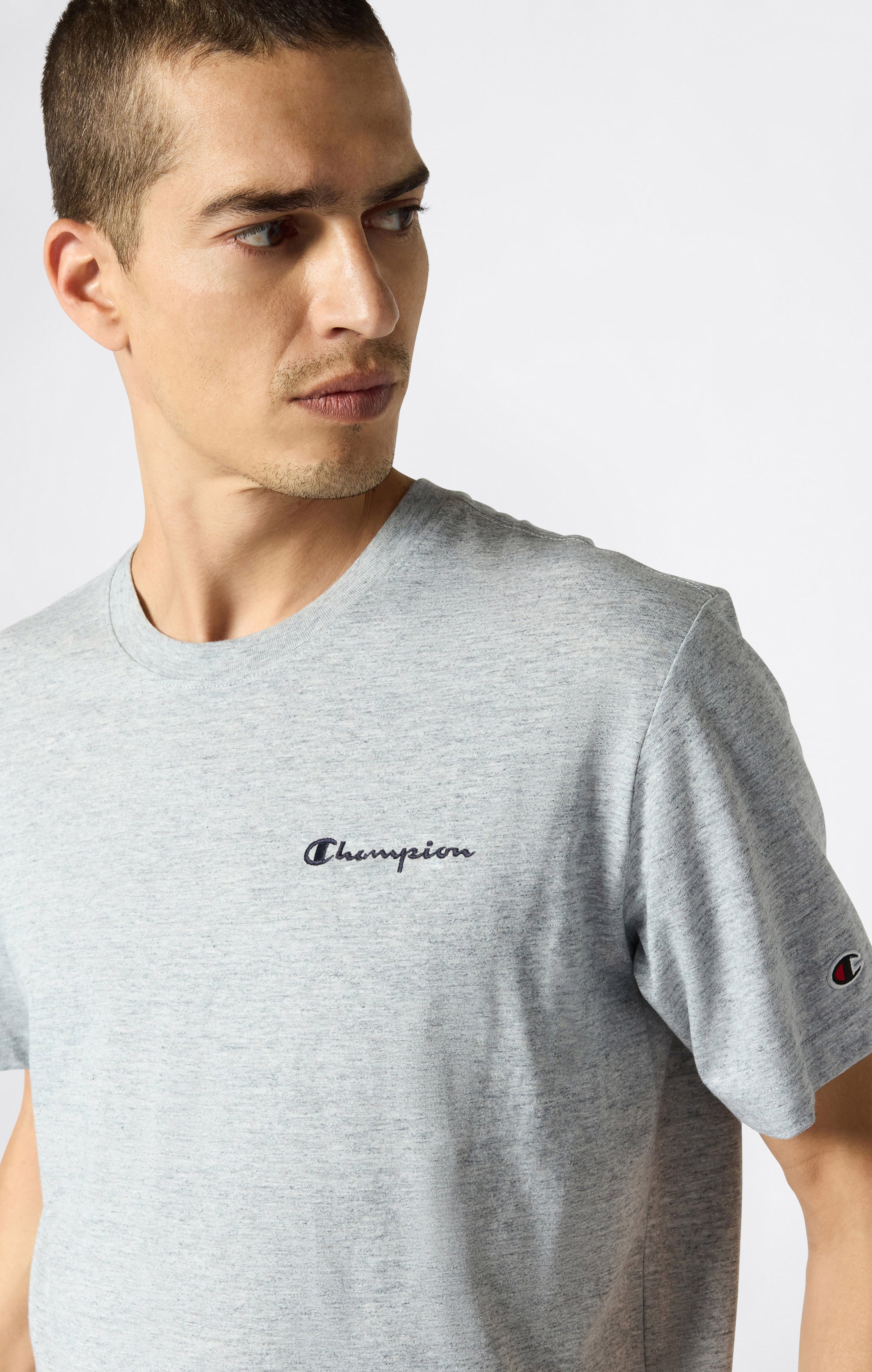 T-Shirt Uomo Logo Piccolo Ricamato Icons