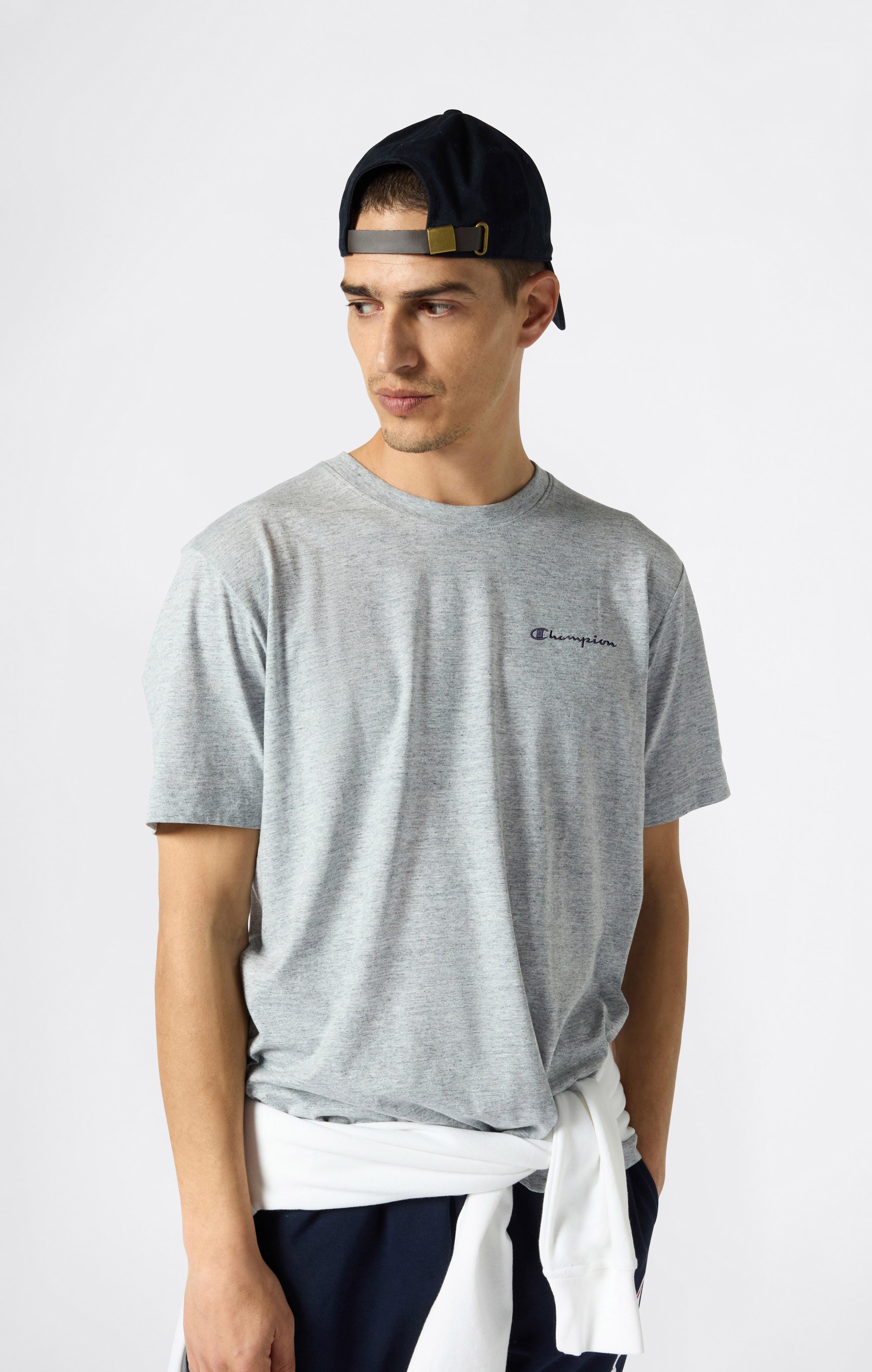 Herren T-Shirt Mit Kleinem Gesticktem Logo Icons