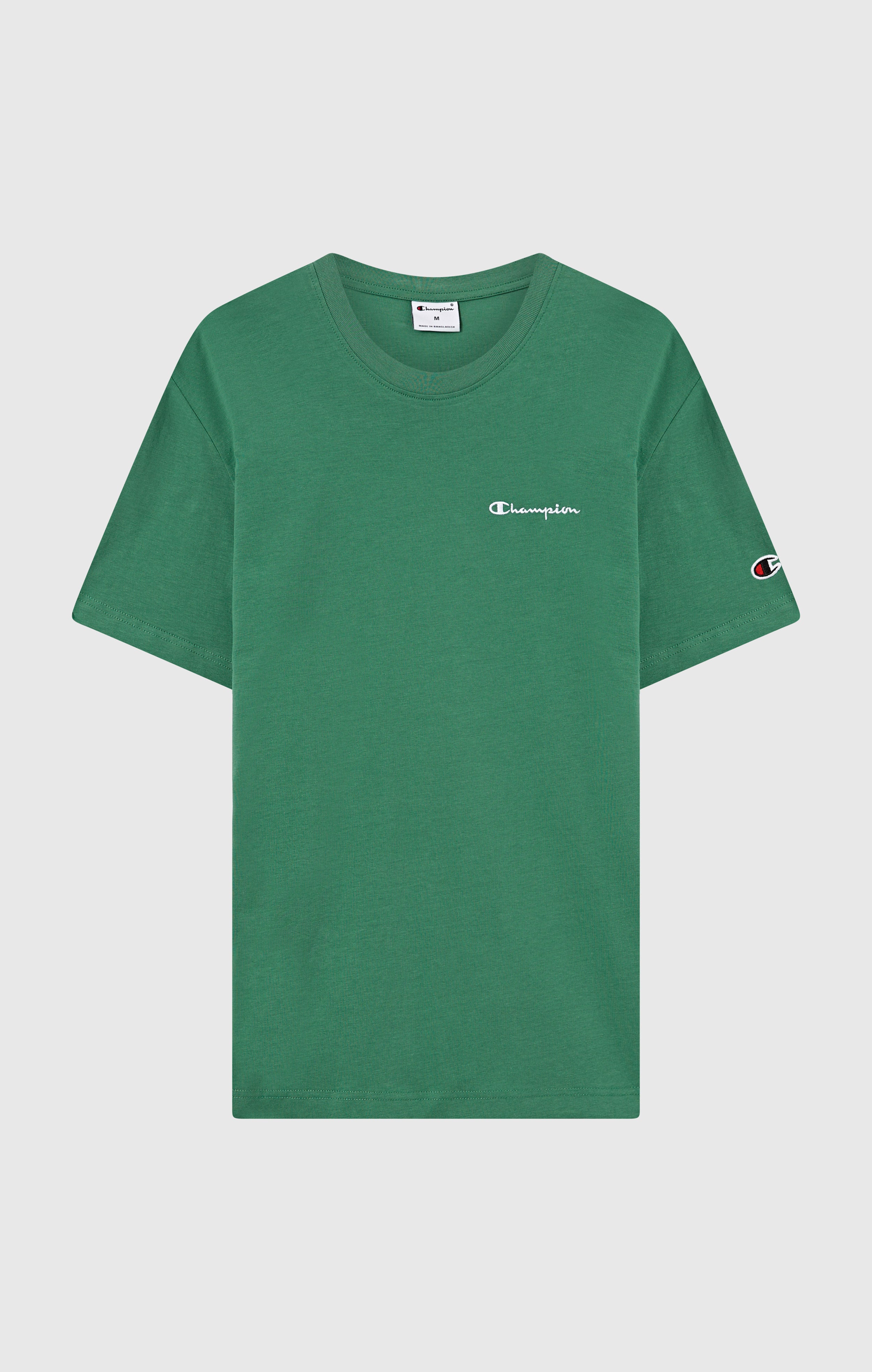 Men’s T-Shirt with Small Embroidered Logo Icons