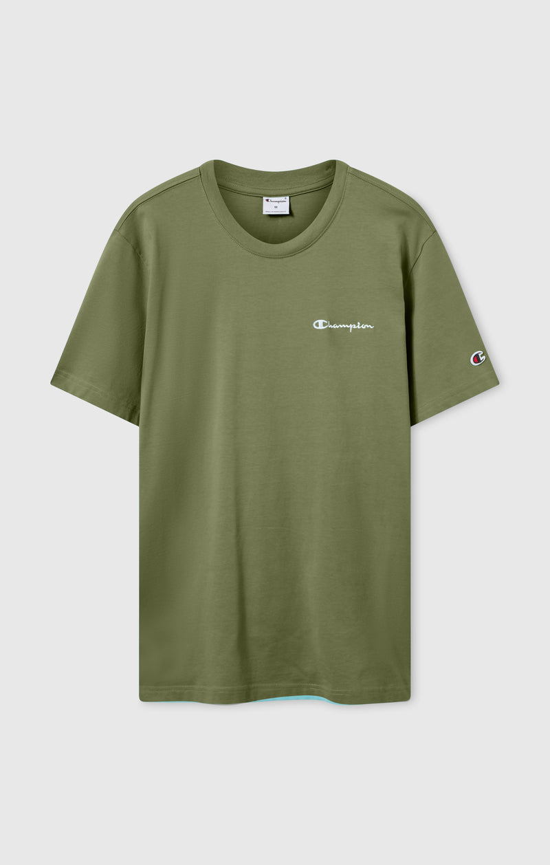 Herren T-Shirt Mit Kleinem Gesticktem Logo Icons