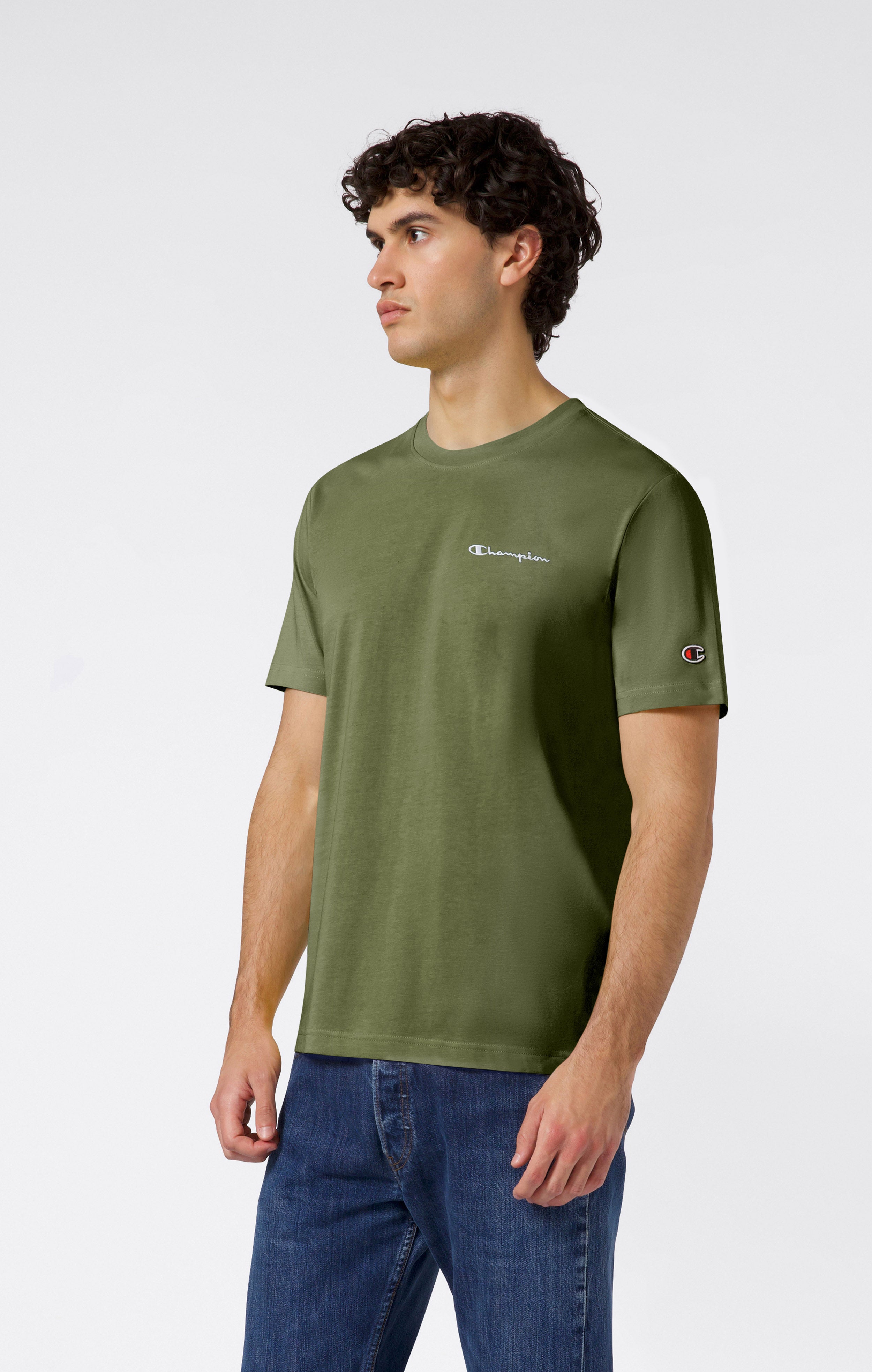 Herren T-Shirt Mit Kleinem Gesticktem Logo Icons