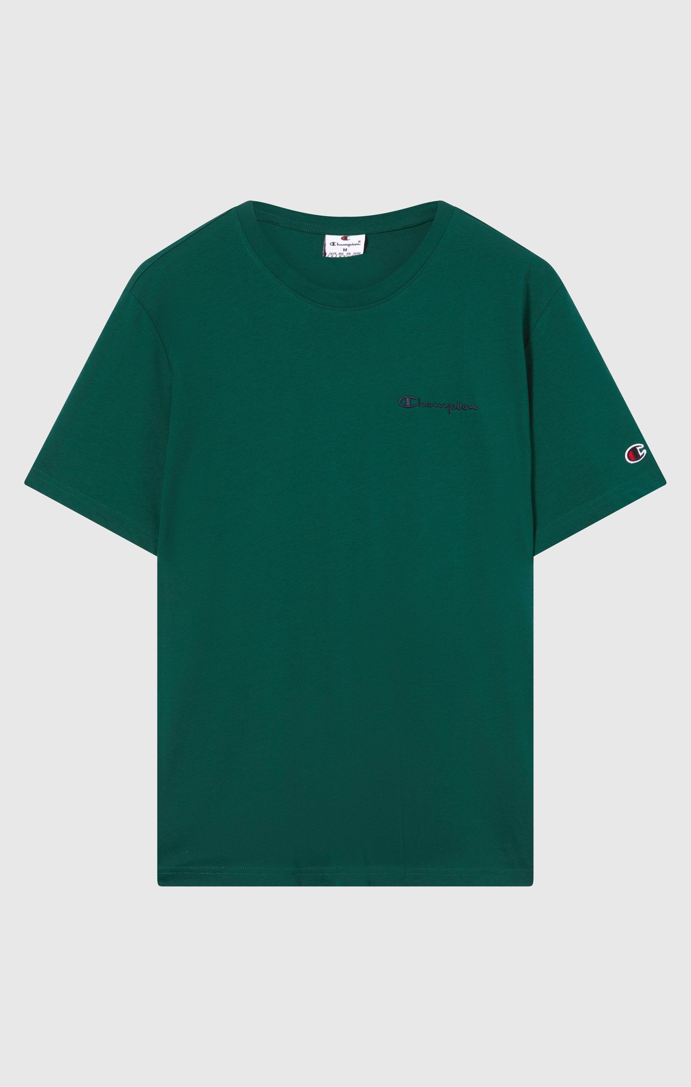 Men’s T-Shirt with Small Embroidered Logo Icons