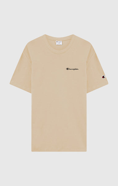 Men’s T-Shirt with Small Embroidered Logo Icons