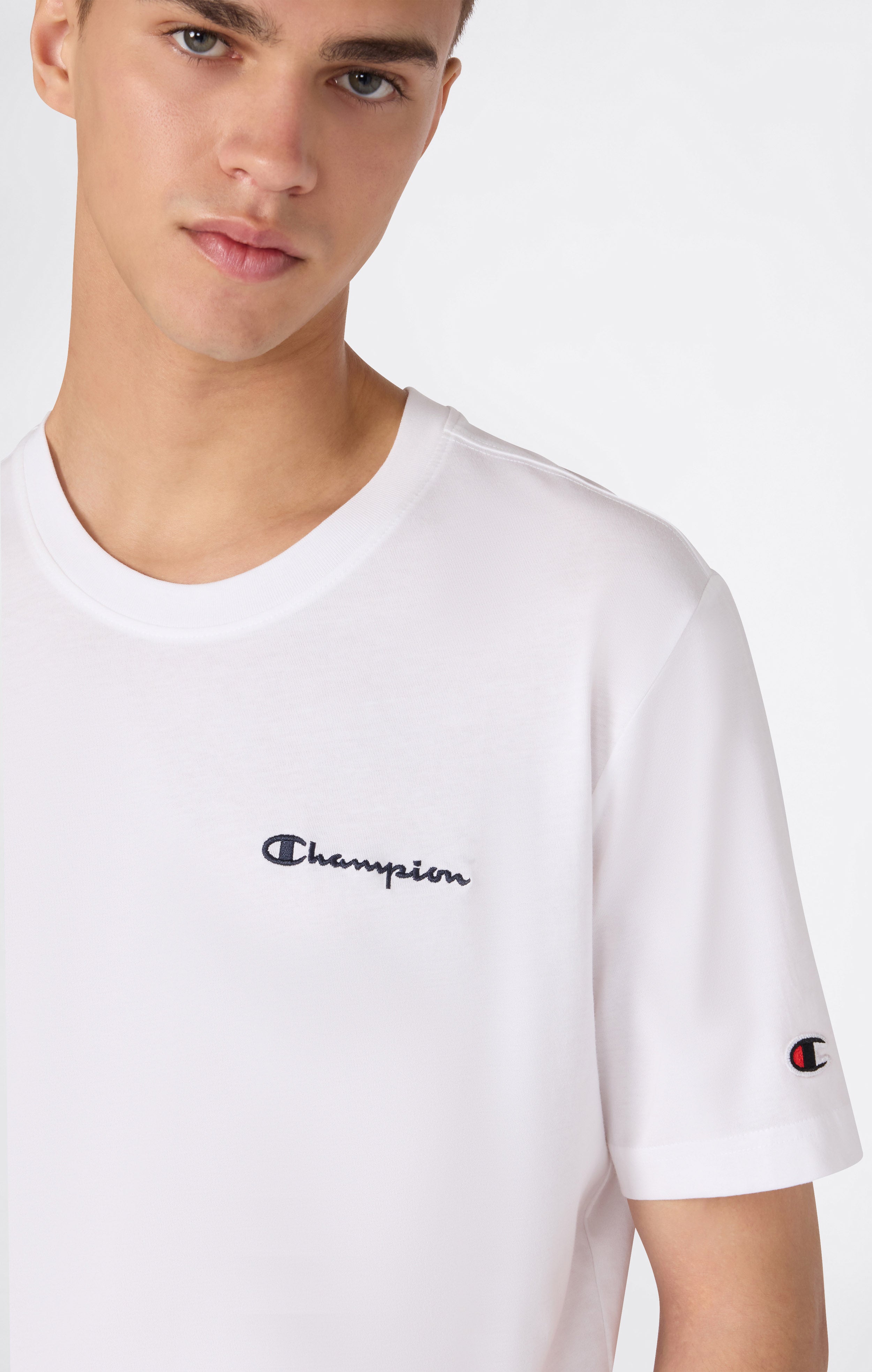 T-Shirt Homme Avec Petit Logo Brodé Icons