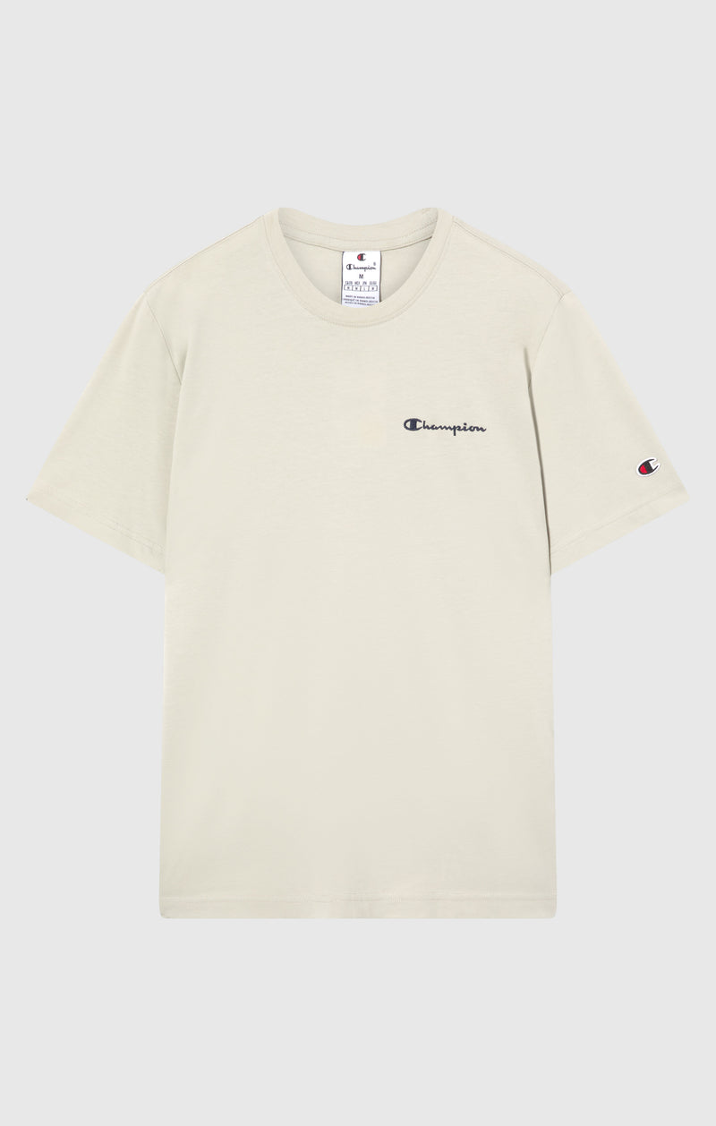 Men’s T-Shirt with Small Embroidered Logo Icons