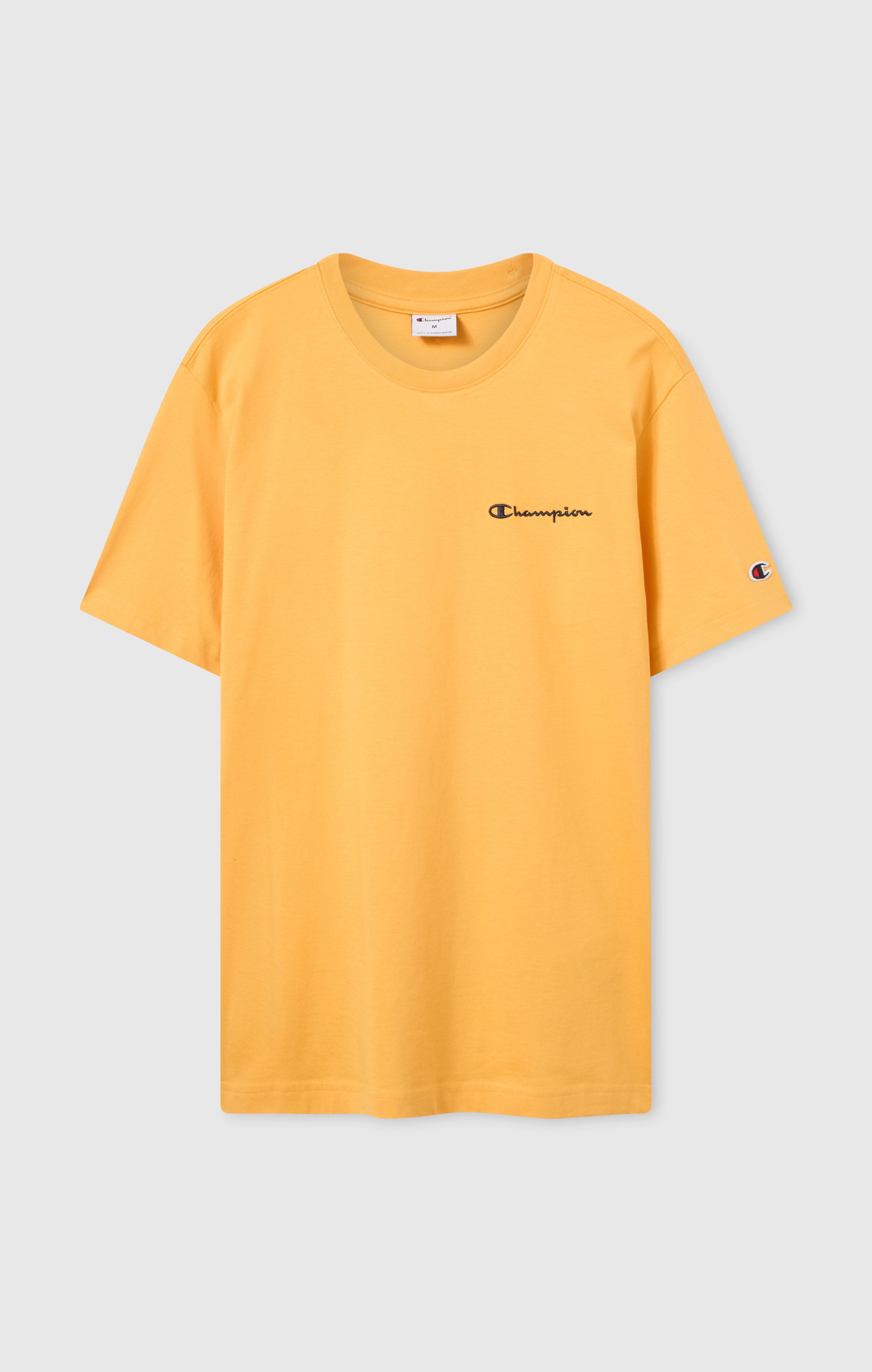 Men’s T-Shirt with Small Embroidered Logo Icons