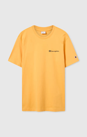 Men’s T-Shirt with Small Embroidered Logo Icons