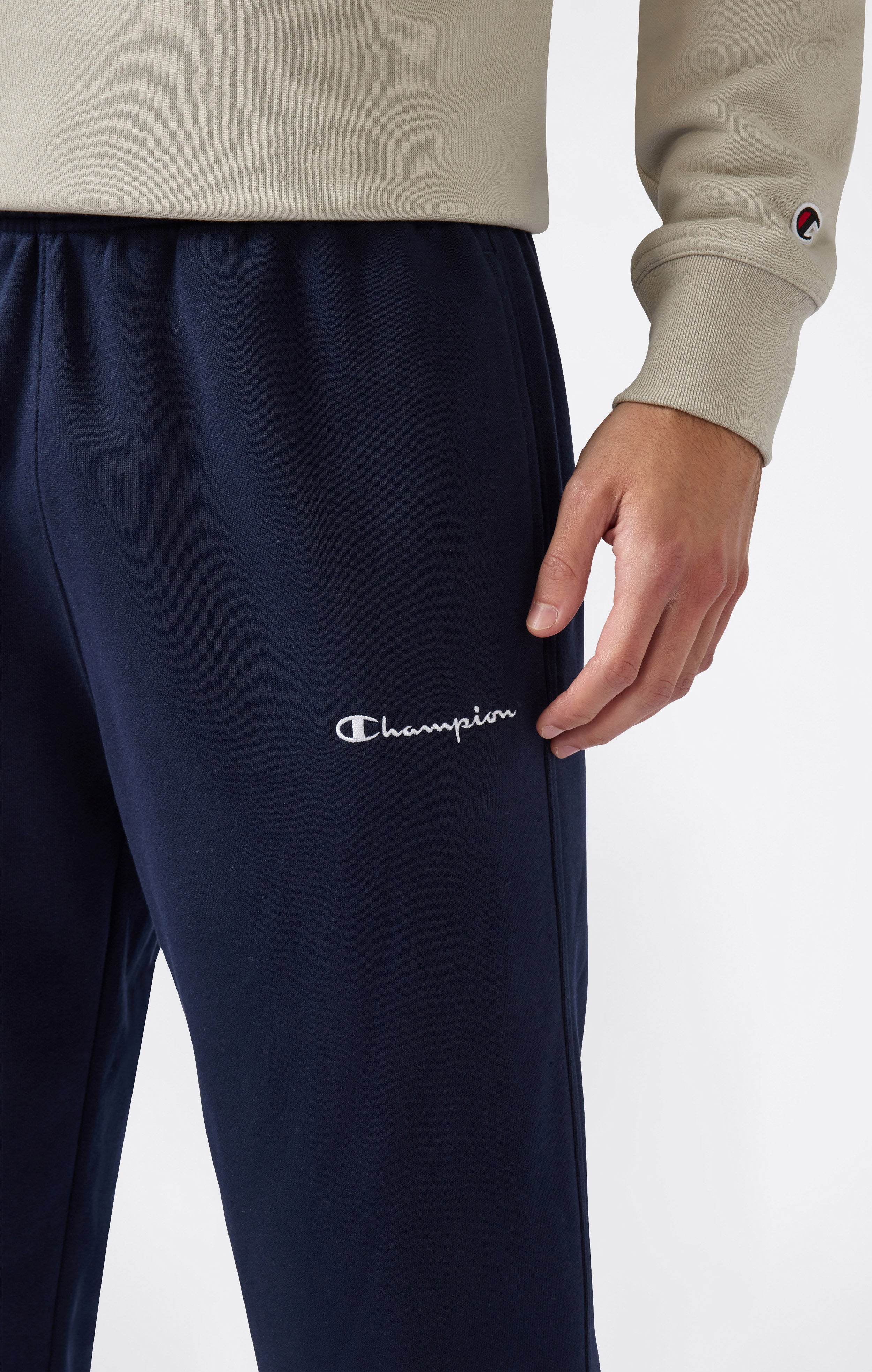 Pantaloni Uomo con Polsino Elastico e Interno Felpato Icons