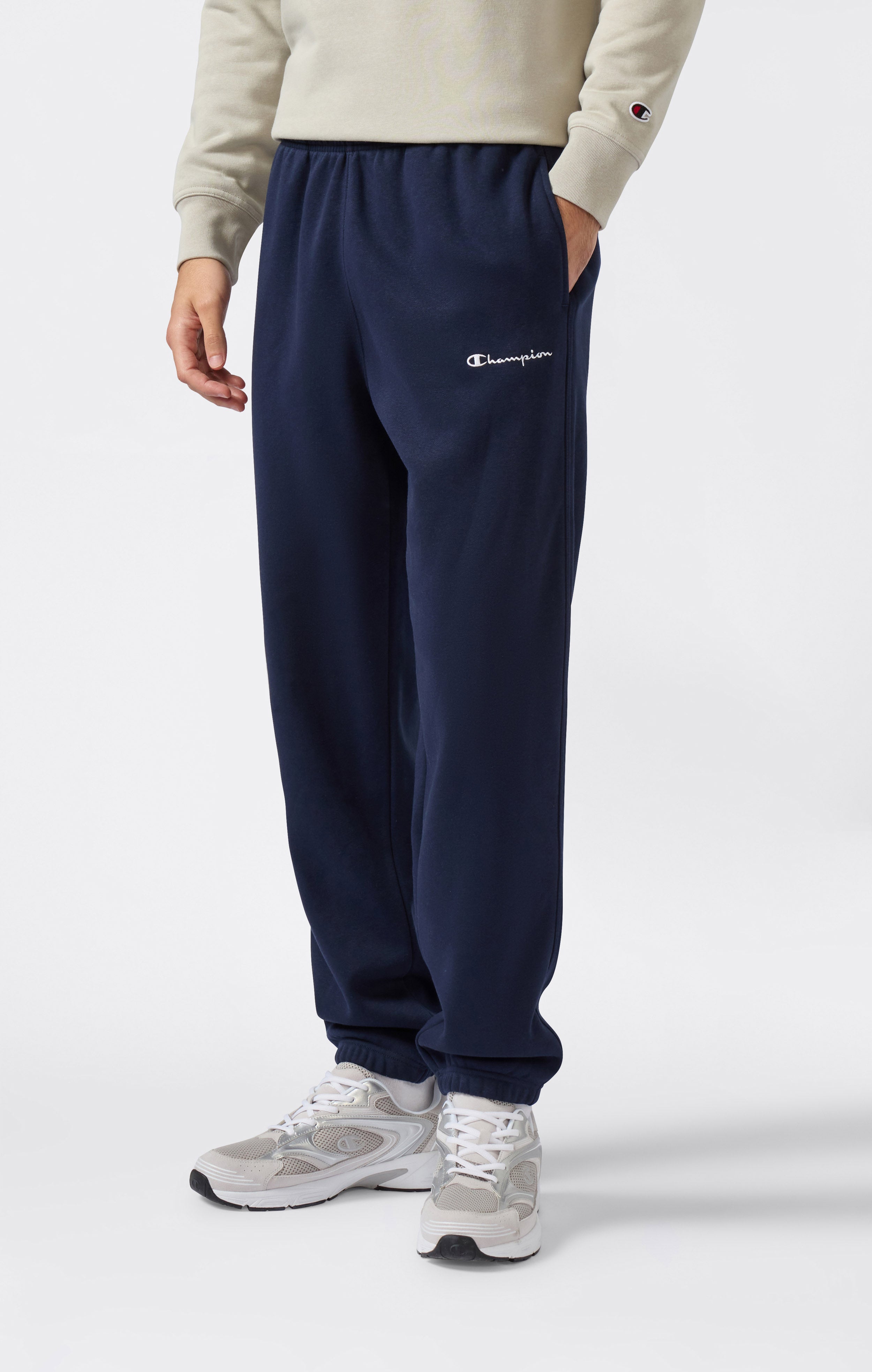 Pantaloni Uomo con Polsino Elastico e Interno Felpato Icons