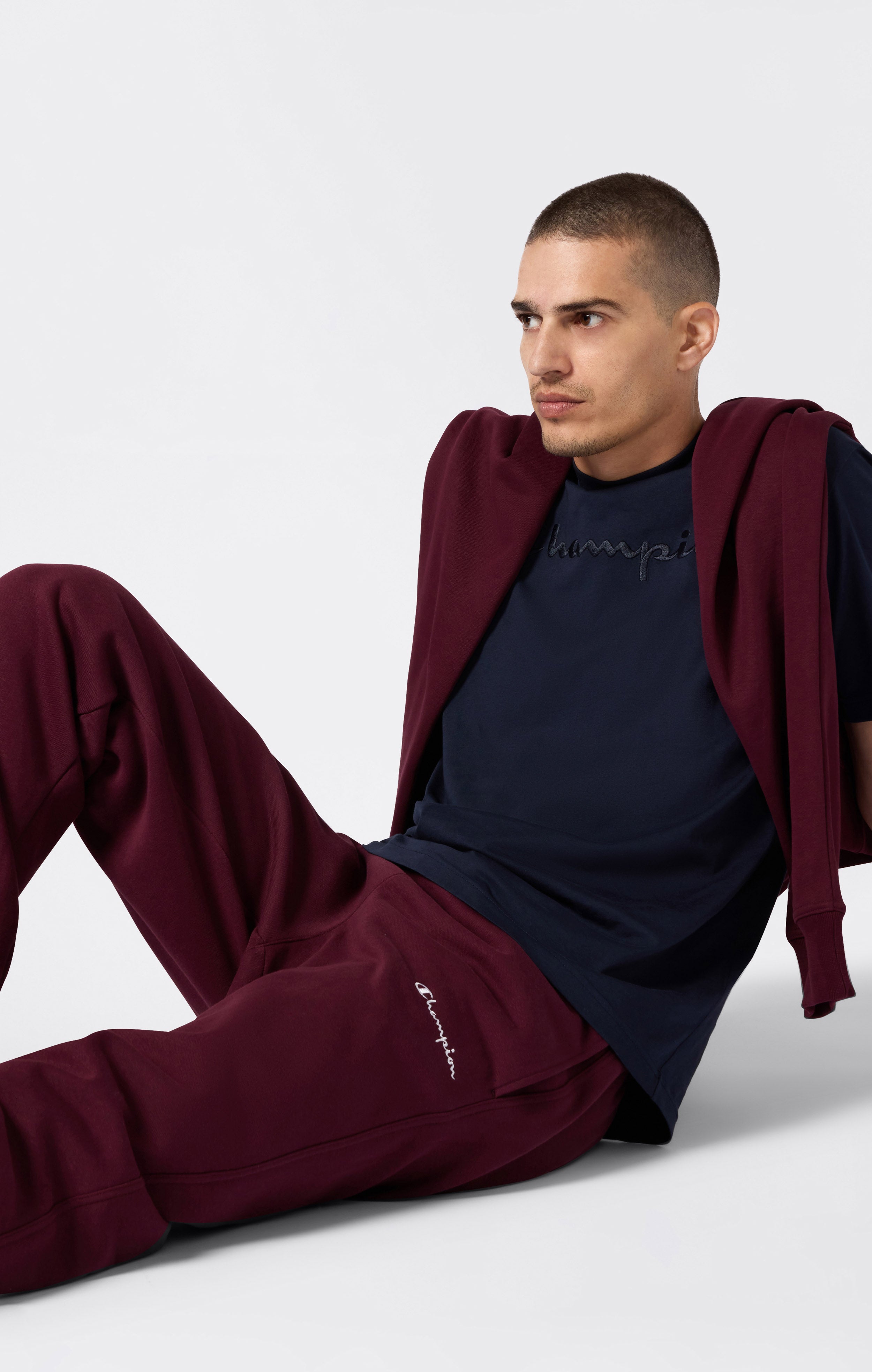 Pantaloni Uomo con Orlo Dritto e Interno Felpato Icons