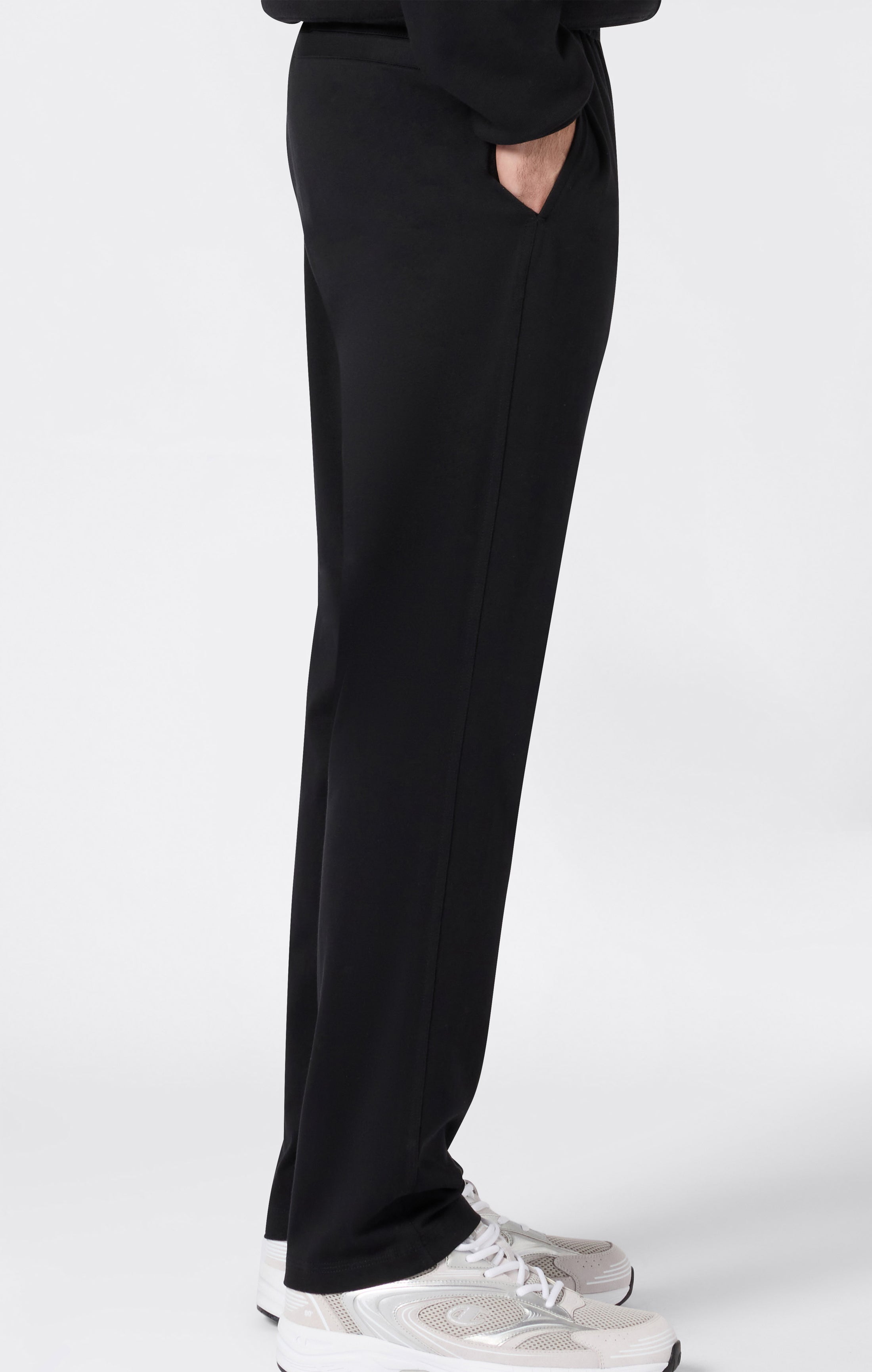 Pantalon Homme en Jersey à Ourlet Droit Icons