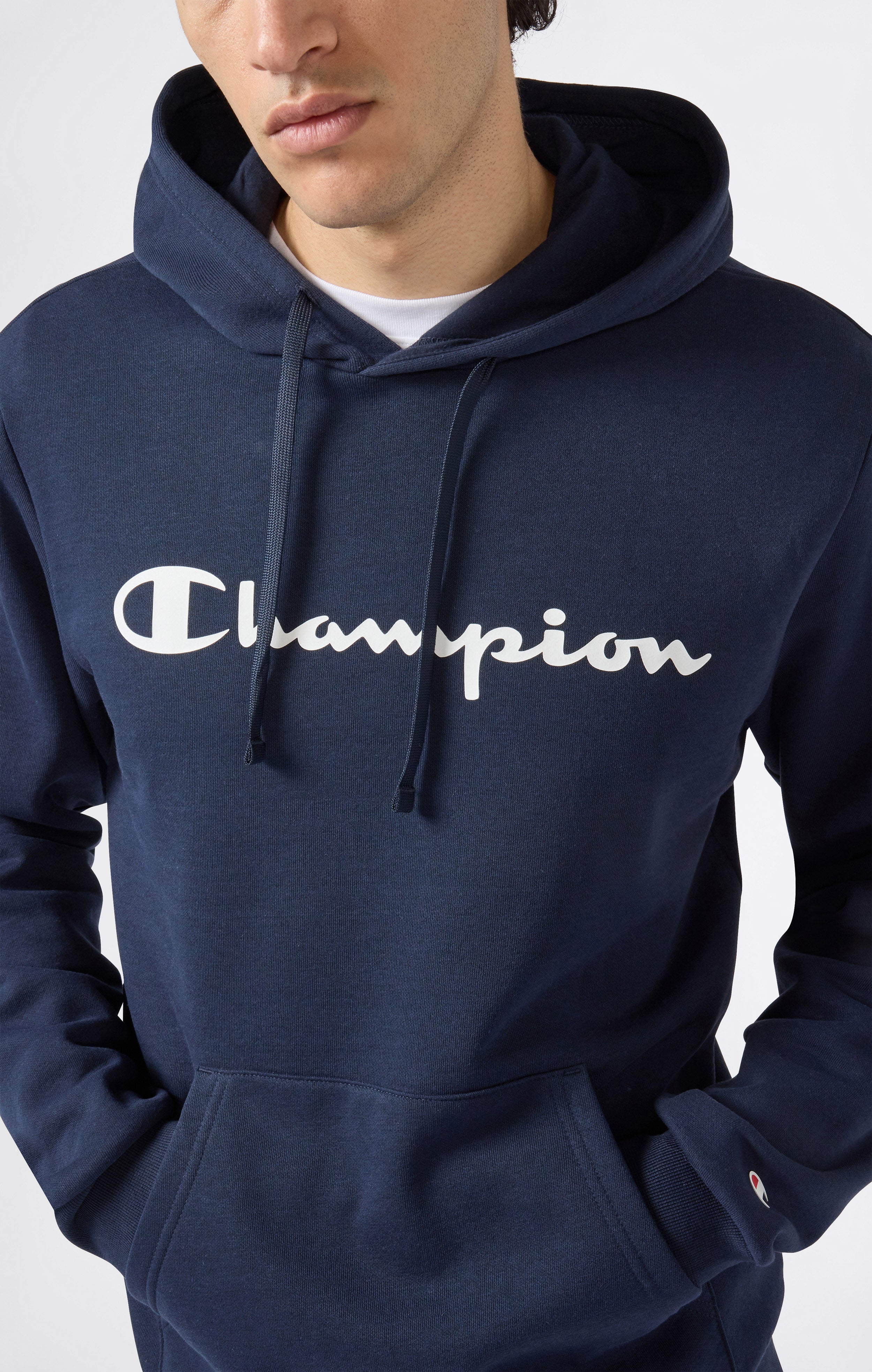 Men’s Fleece Hoodie Script Logo