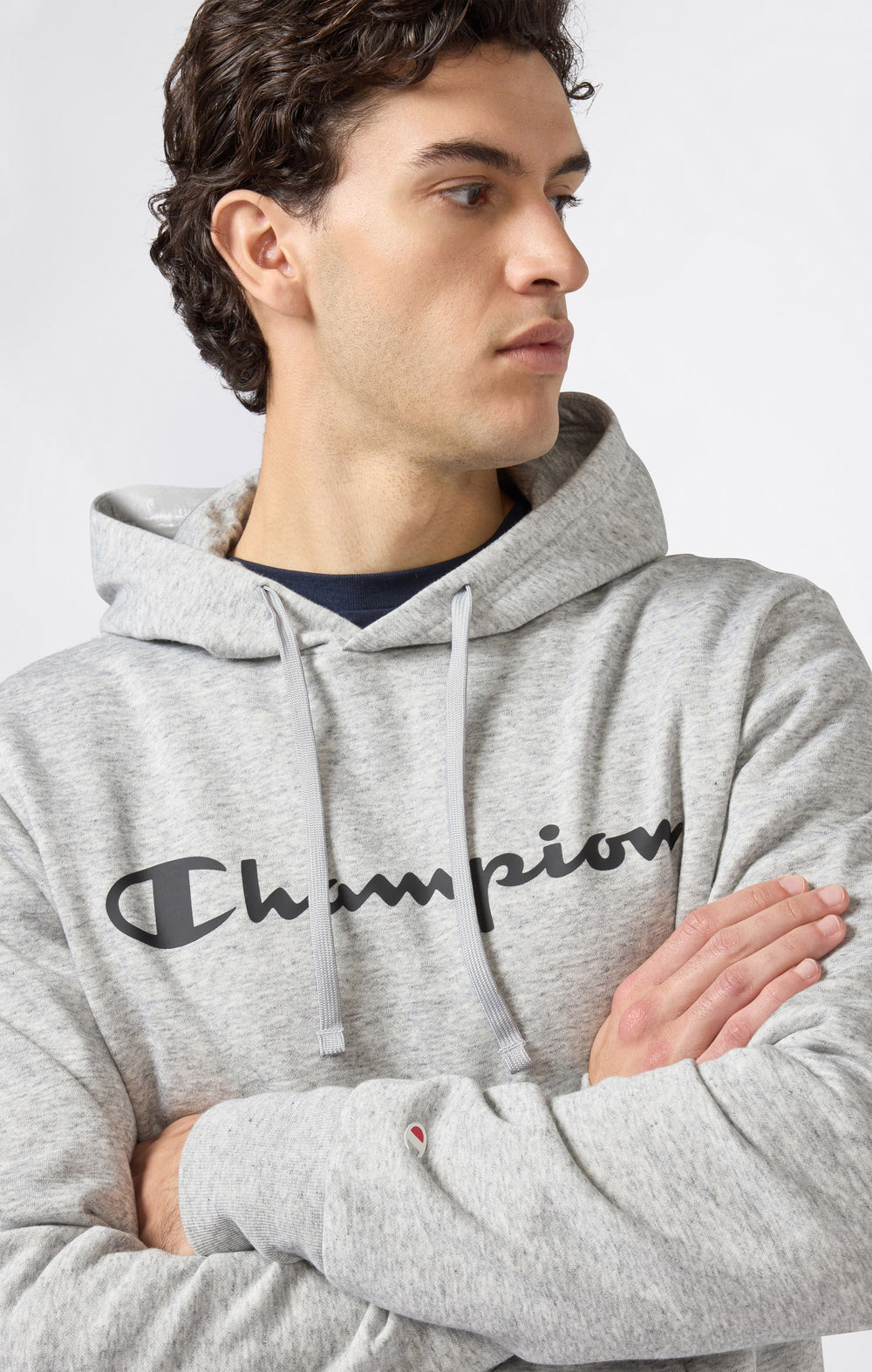 Men’s Fleece Hoodie Script Logo