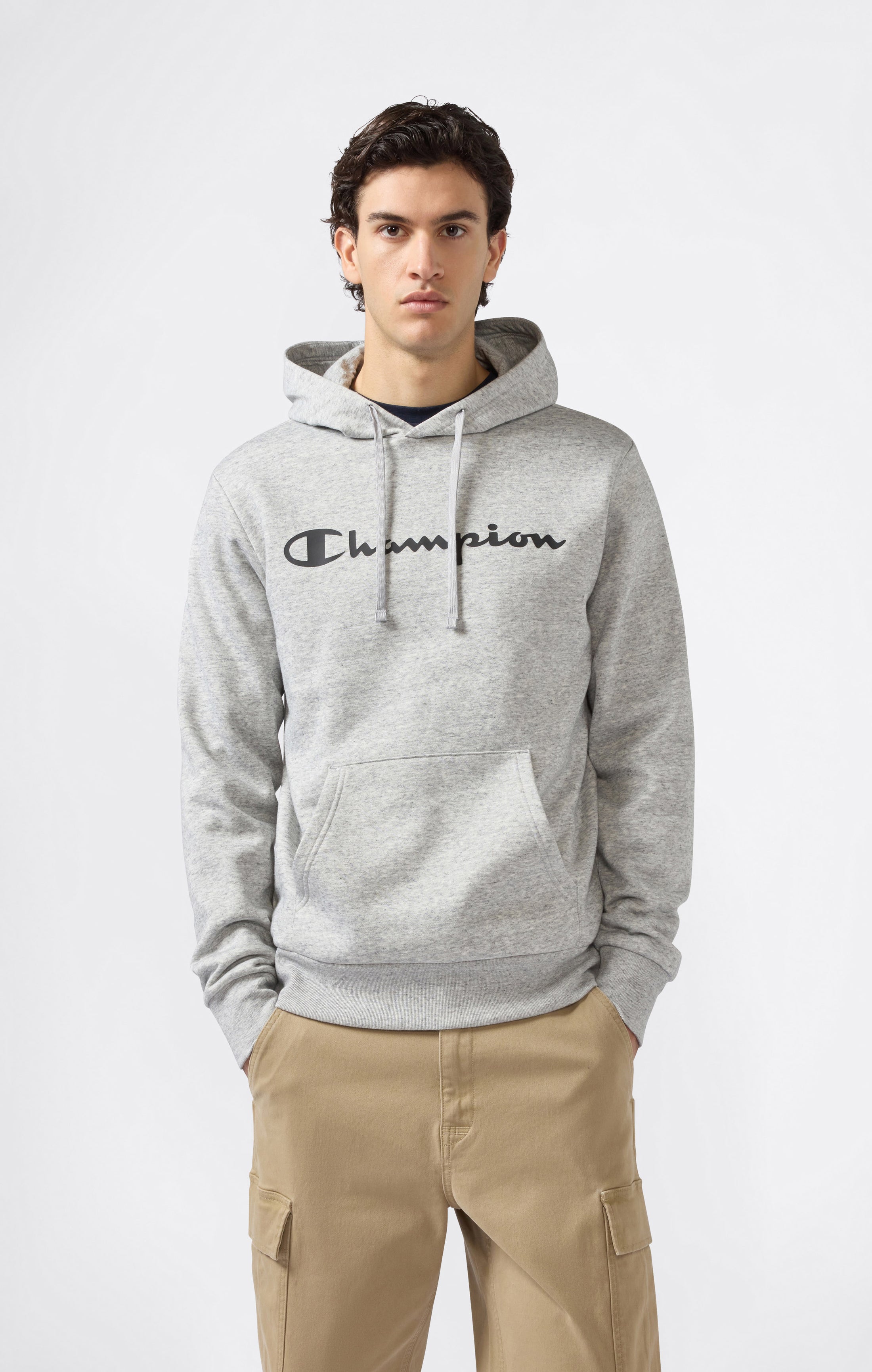 Sudadera con Capucha para Hombre con interior afelpado y Logo Script