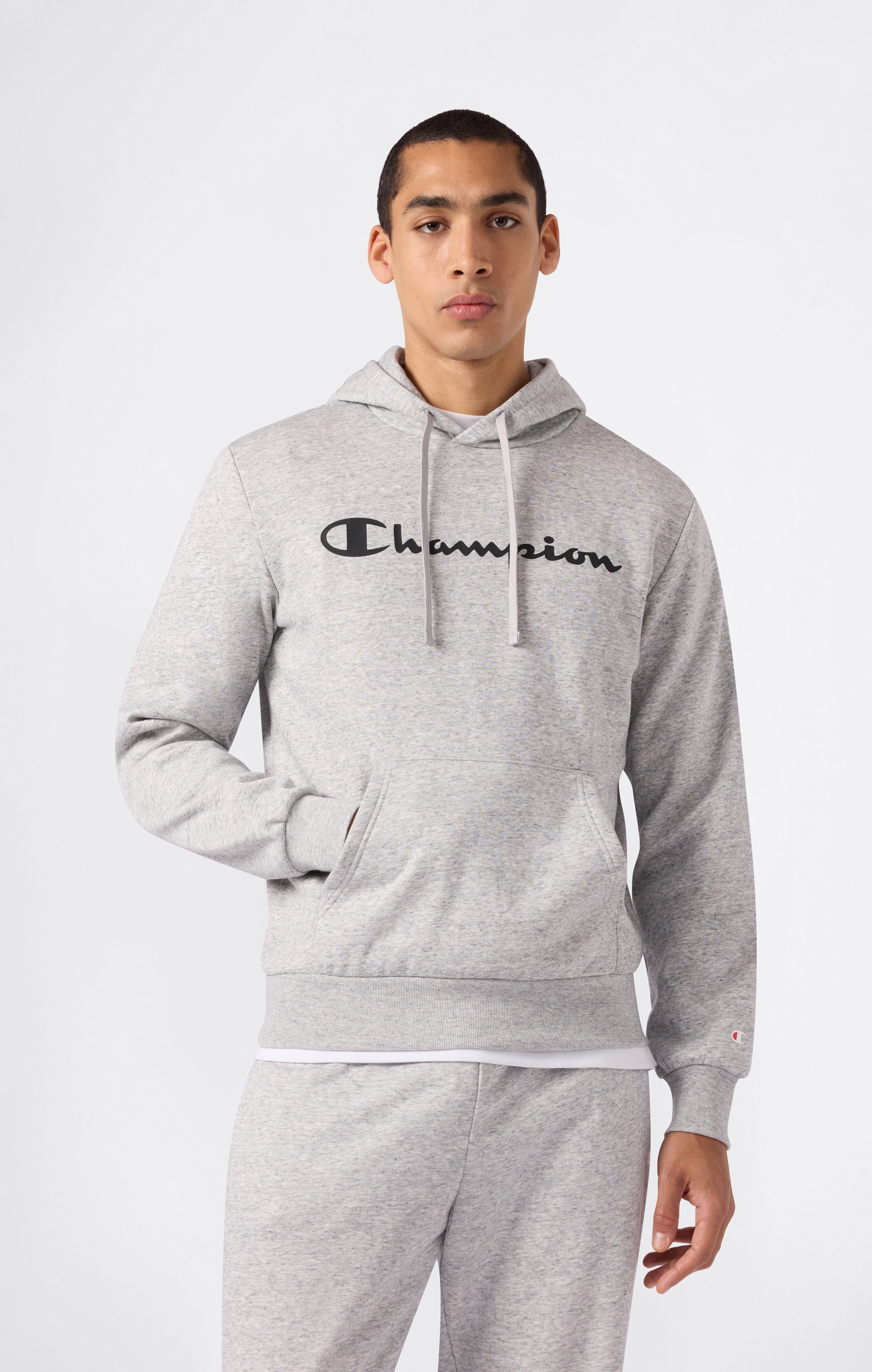 Men’s Fleece Hoodie Script Logo