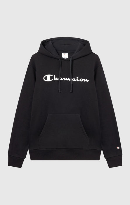 Felpa con Cappuccio da Uomo con interno felpato e Logo Script