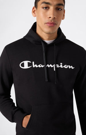 Men’s Fleece Hoodie Script Logo