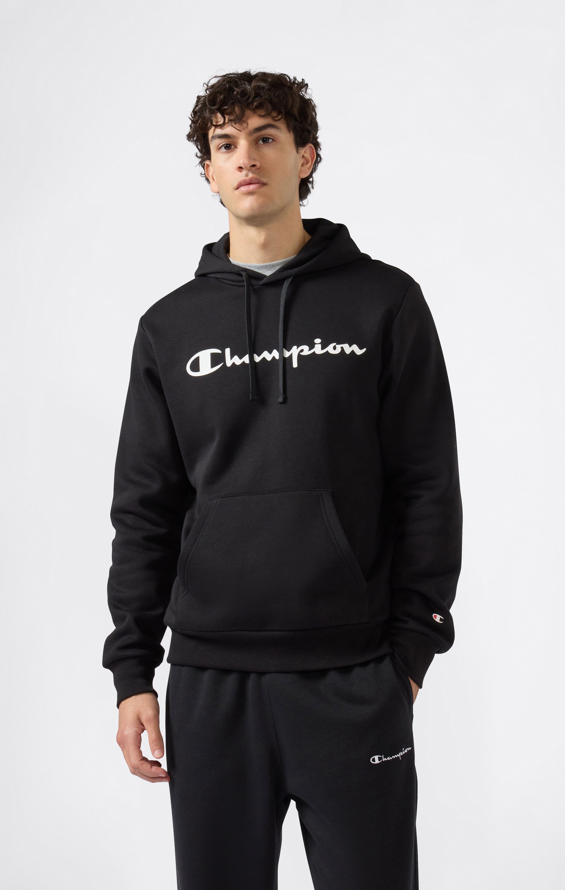 Men’s Fleece Hoodie Script Logo