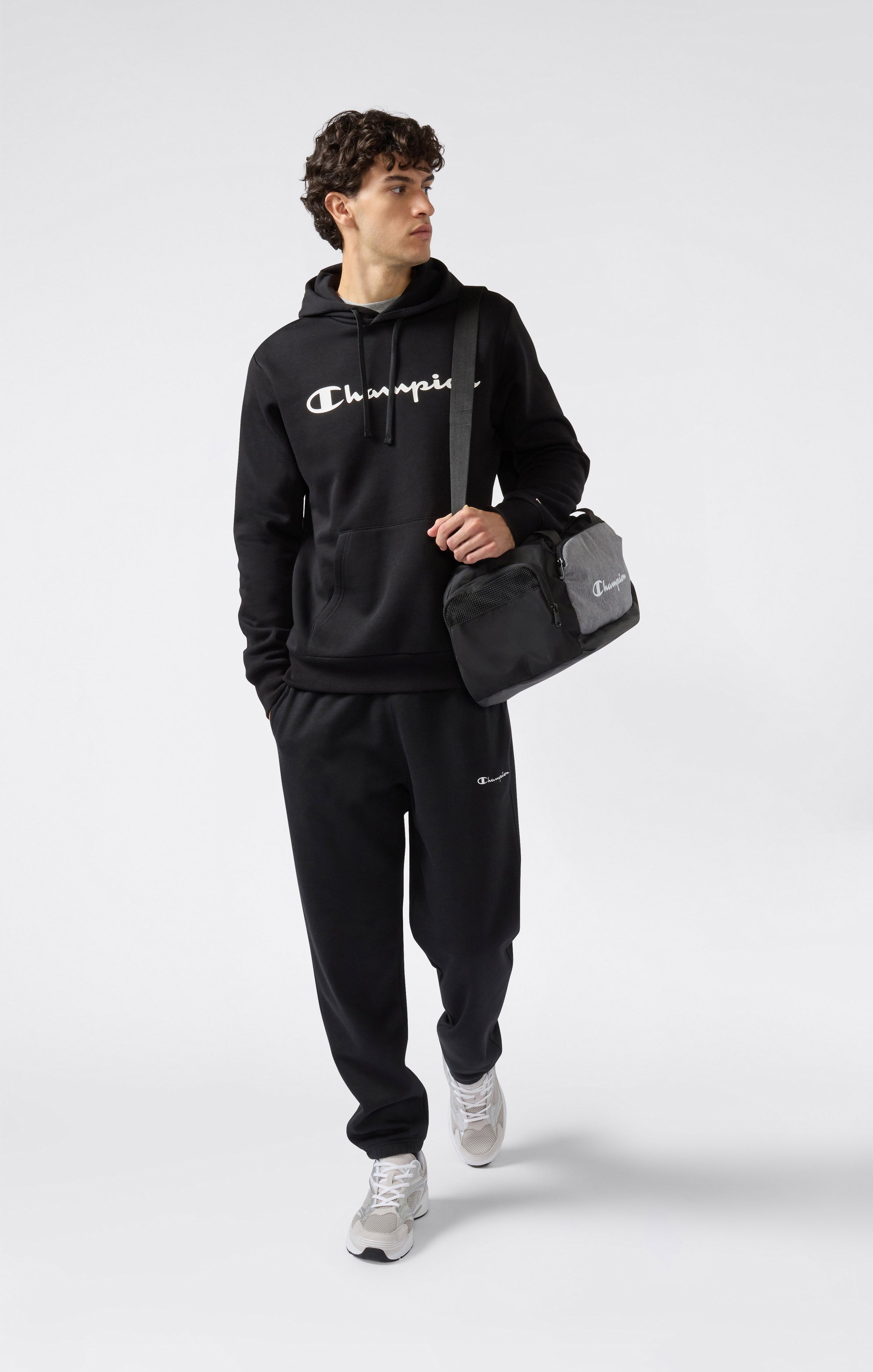 Men’s Fleece Hoodie Script Logo