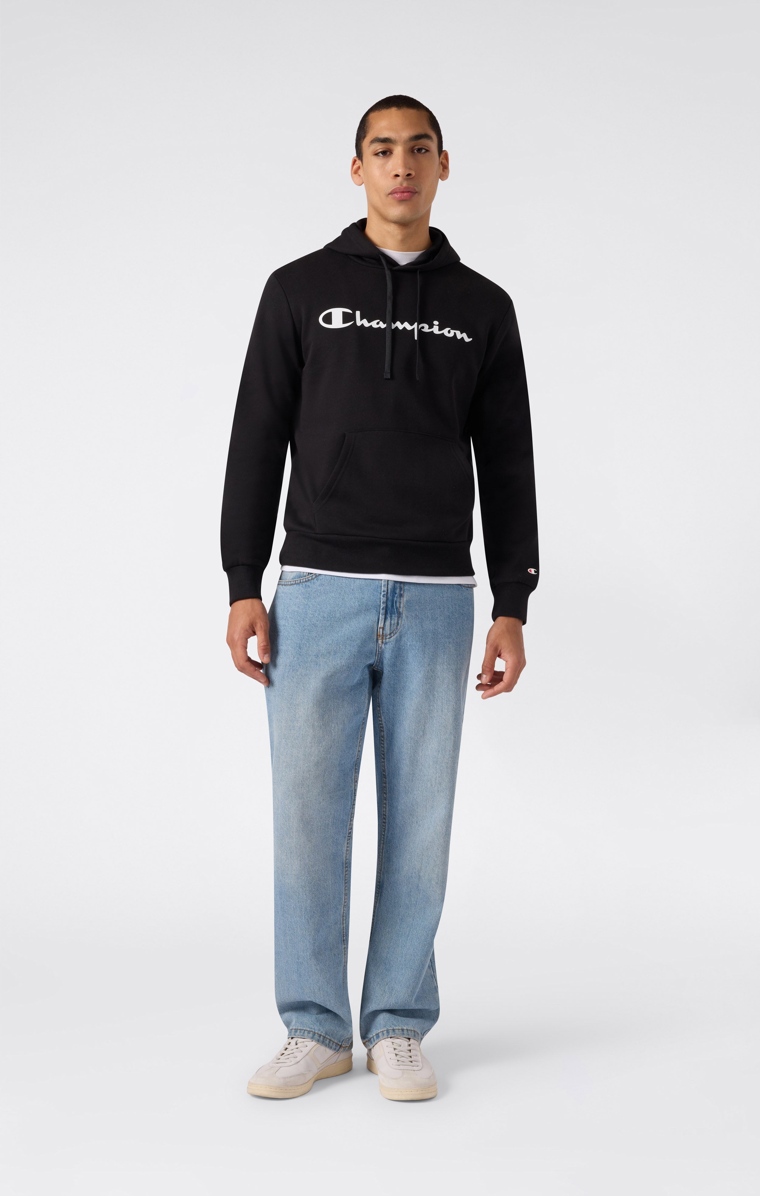 Men’s Fleece Hoodie Script Logo