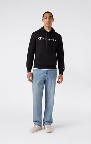 Men’s Fleece Hoodie Script Logo