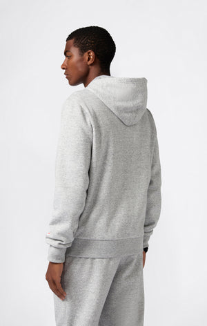 Sudadera con Capucha y Cremallera Completa para Hombre con interior afelpado y Logo Script