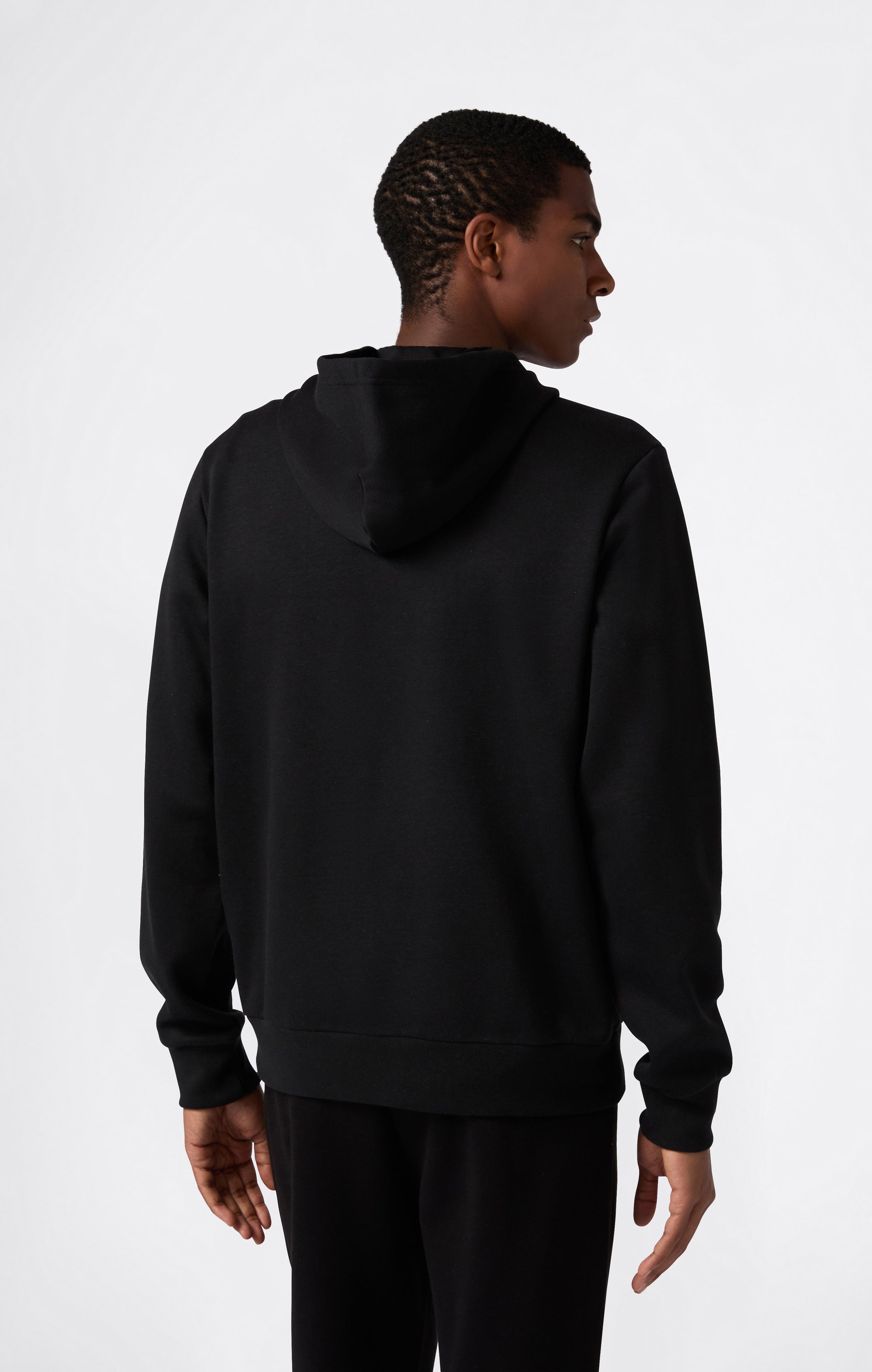 Men’s Fleece Full Zip Hoodie Script Logo