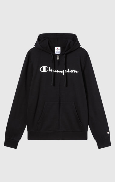 Men’s Fleece Full Zip Hoodie Script Logo