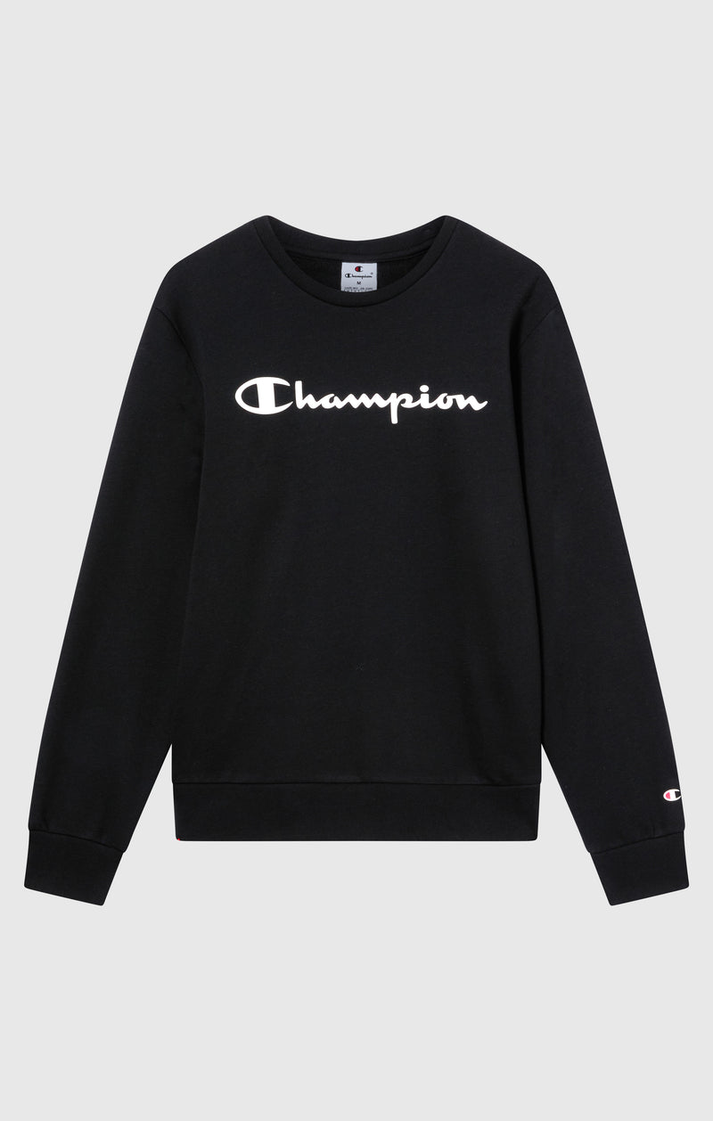 Men’s Fleece Crewneck Sweatshirt Script Logo