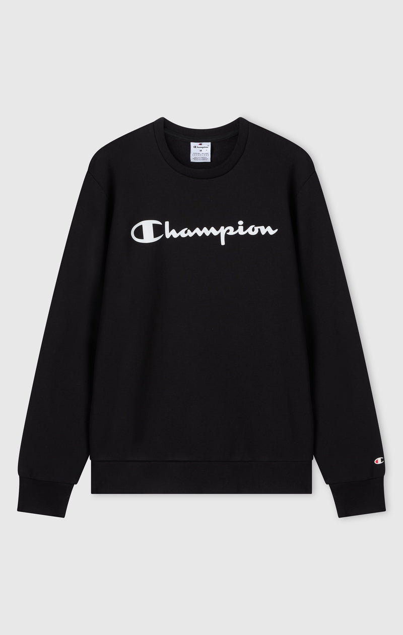 Men’s Fleece Crewneck Sweatshirt Script Logo