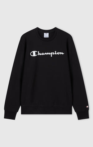 Men’s Fleece Crewneck Sweatshirt Script Logo