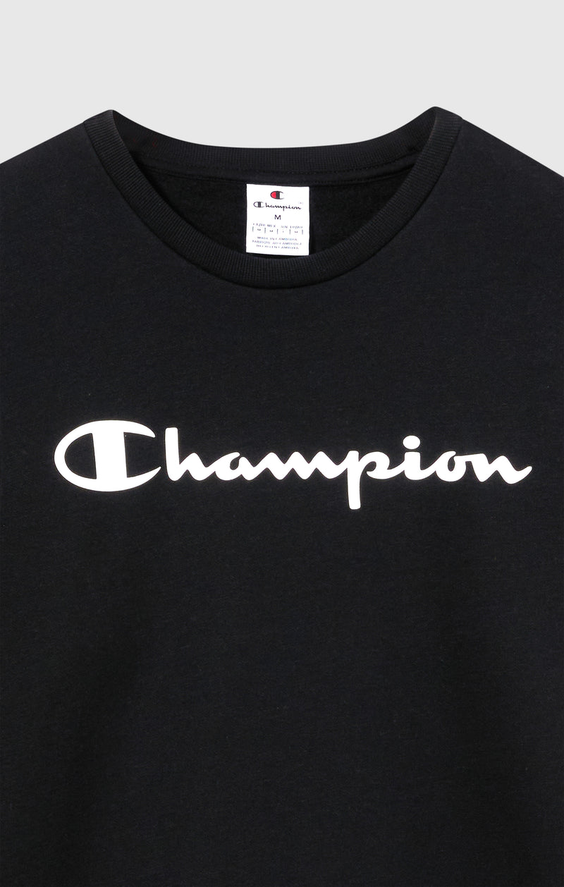 Men’s Fleece Crewneck Sweatshirt Script Logo