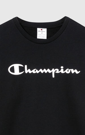 Men’s Fleece Crewneck Sweatshirt Script Logo