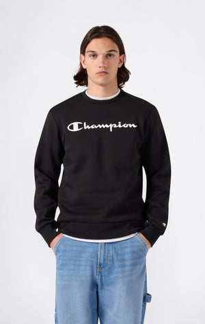 Men’s Fleece Crewneck Sweatshirt Script Logo