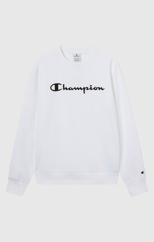 Men’s Fleece Crewneck Sweatshirt Script Logo