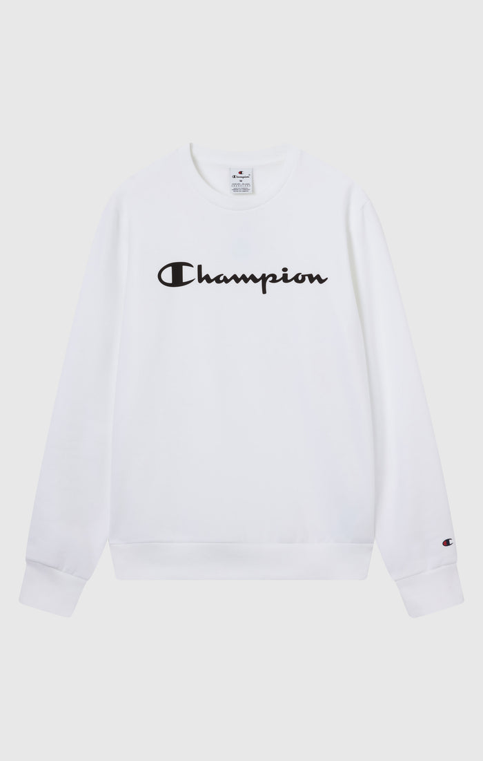 Men’s Fleece Crewneck Sweatshirt Script Logo