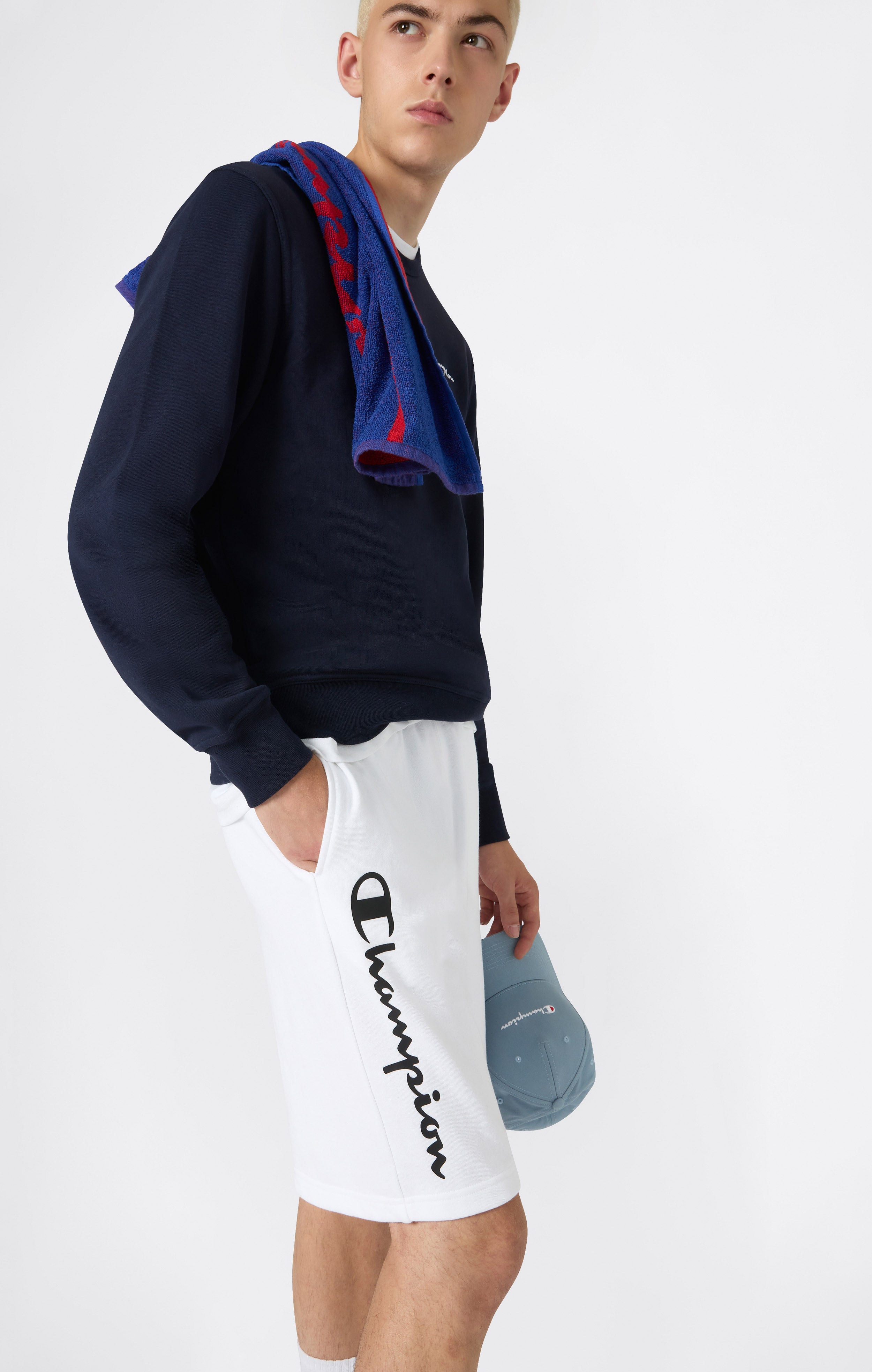 Pantalones Cortos para Hombre con Logo Script