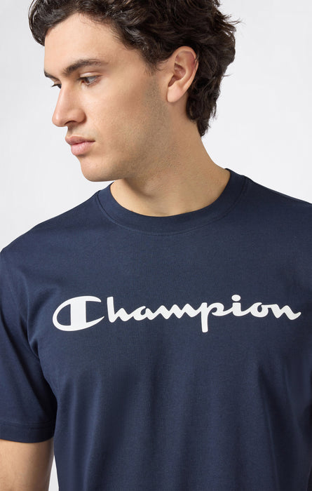 T-shirt da Uomo con Logo Script