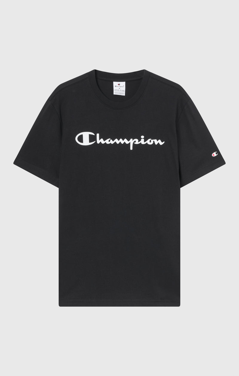 Men's T-Shirt Script Logo Black script shop Champion Netherlands