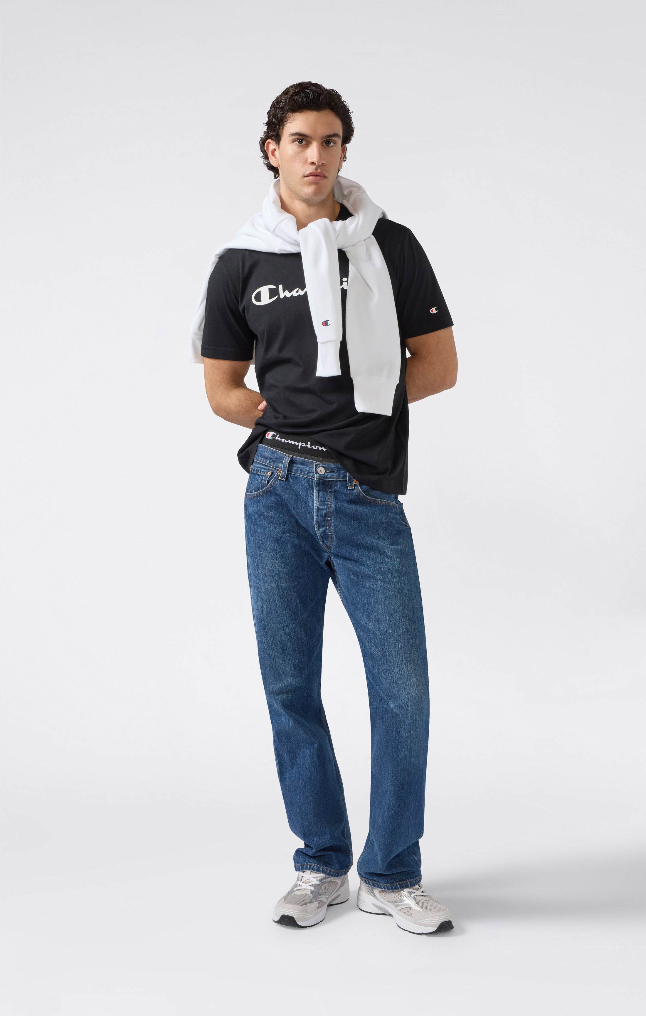 T-shirt pour Homme avec Logo Script