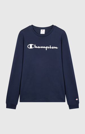 Men’s Long Sleeve T-Shirt Script Logo