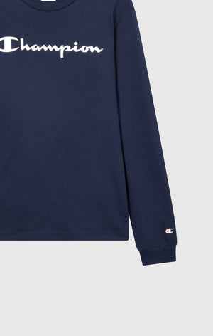 Men’s Long Sleeve T-Shirt Script Logo