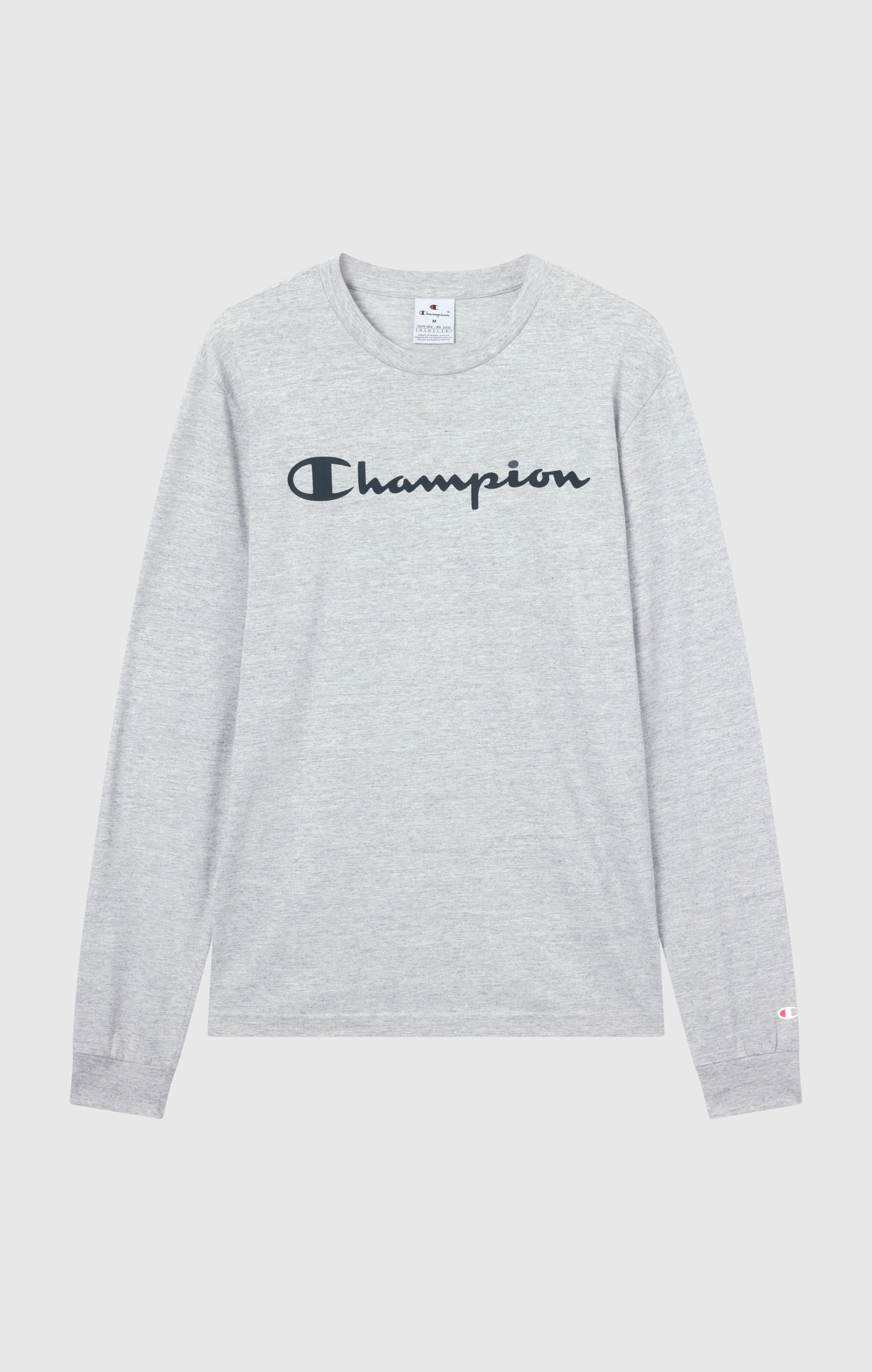 T-shirt Manches Longues pour Homme avec Logo Script