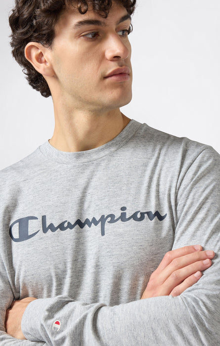 Men’s Long Sleeve T-Shirt Script Logo